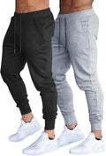 Men's Slim Joggers Workout Pants for Gym Running - Deep Pockets