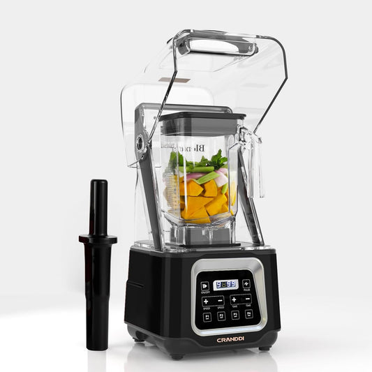 CRANDDI 2200W Smart Blender: Quiet, Powerful, Versatile