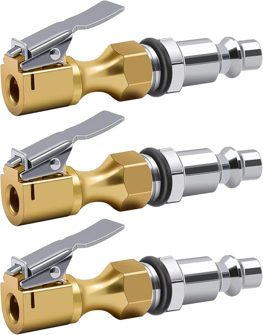 3pcs Locking Air Chucks - Easy Tire Inflation!