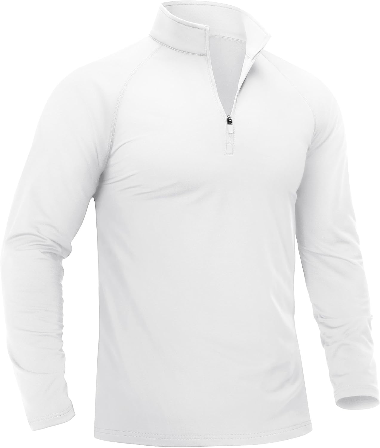 TACVASEN Men's Fleece-Lined Quarter Zip for Athletic Comfort