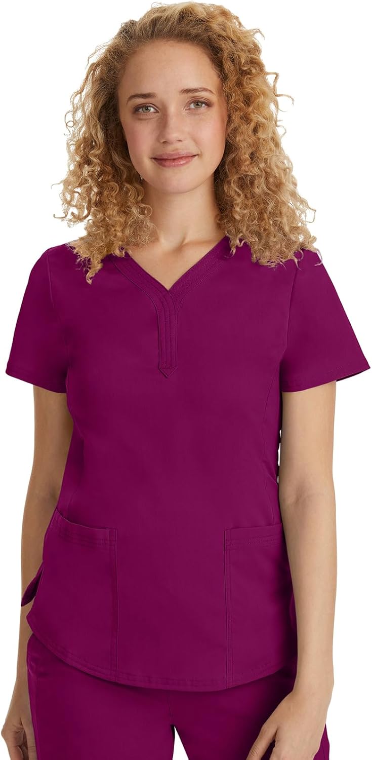 Healing Hands Scrubs for Women Y-Neck Jane Modern Fit Top