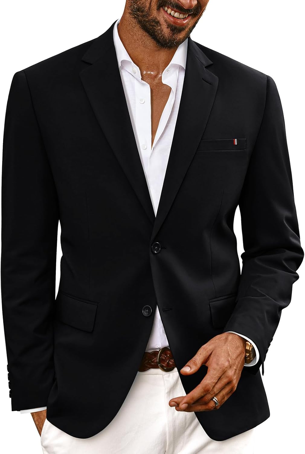 PJ PAUL JONES Mens Casual Sport Coats Lightweight Blazer