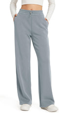 Women's Modal Soft Wide Leg Pants with Pockets - Comfortable Lounge 27