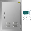 VEVOR BBQ Access Door 17W x 24H in Vertical Island Door - Stainless