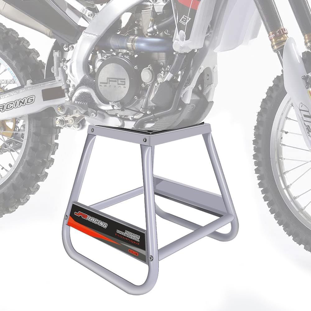 JFG RACING Dirt Bike Stand for Heavy Duty Motorcycle Maintenance