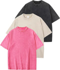 Oversized Vintage Tee 3 Pack - Loose Fit Baggy Cotton