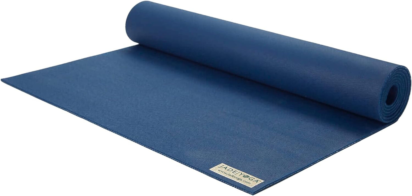 Jade Fusion: Luxe Comfort Yoga Mat, Non-Slip Grip