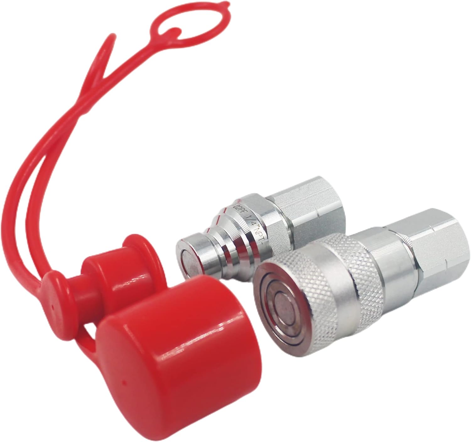 1/4in NPT Flat Face Hydraulic Quick Connect Coupler Set Review