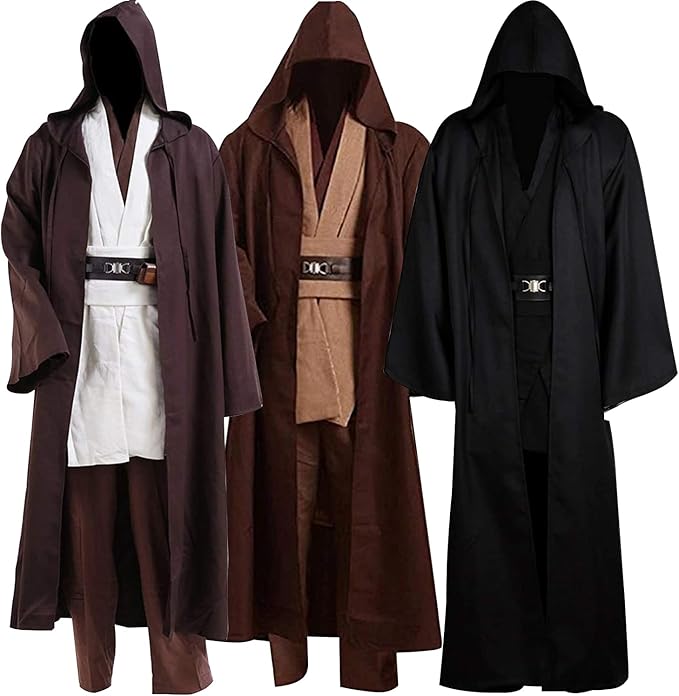 Laku Tunic Costume Hooded Robe Full Set for Halloween Cosplay