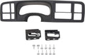 Double DIN Dash Cover Kit Compatible with 1999-2002 Chevy GMC - Matte