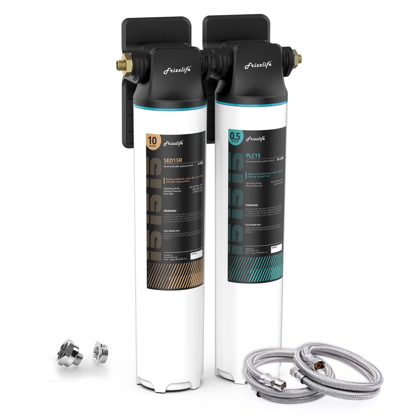 Frizzlife DW15 Under Sink Water Filter System for Clean Water