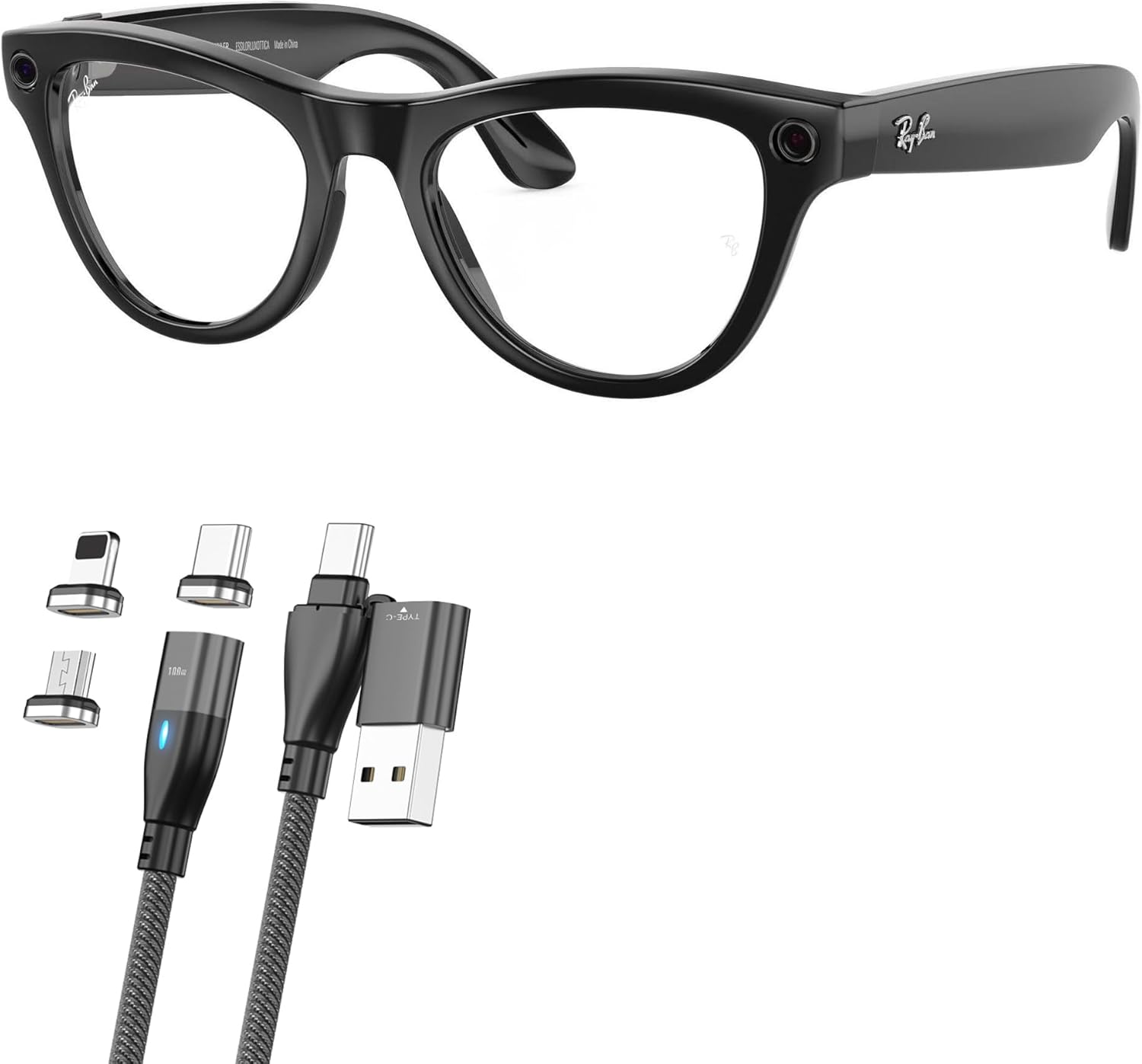 BoxWave MagnetoSnap AllCharge Cable - 100W Fast Charging