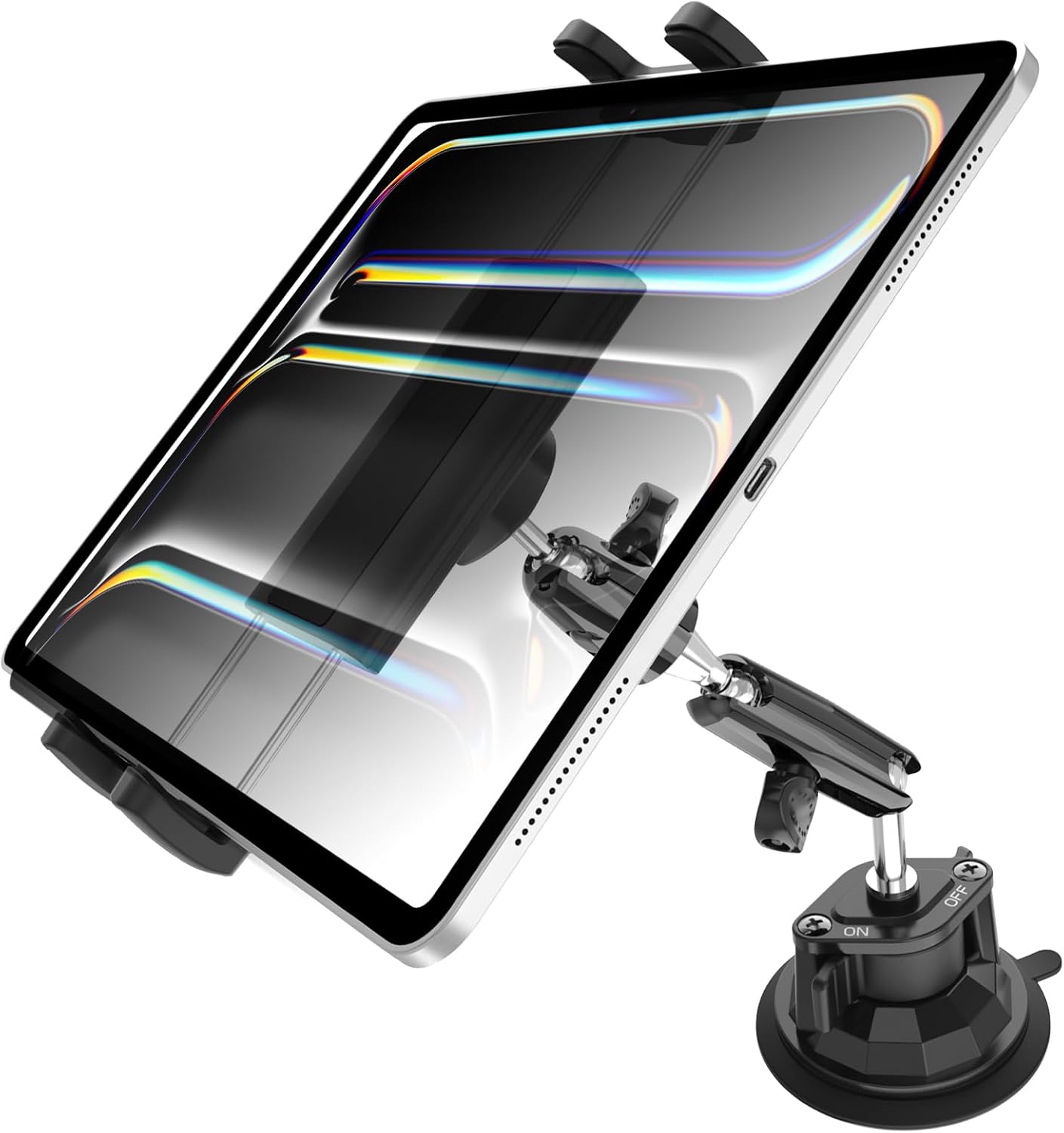 Charchendo Tablet Holder for Car with Strong Suction Cup Mount