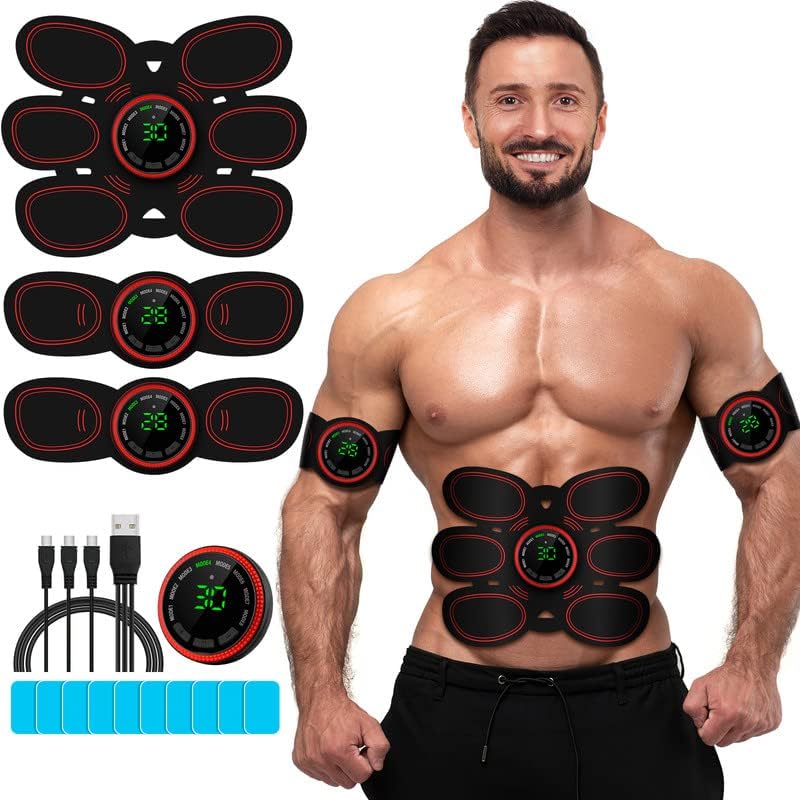 USB Rechargeable Abs Toner - Fitness Gear for Strength Training - Drezela
