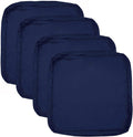 Sqodok Patio Cushion Covers 24x22 in 4Pack - Waterproof Seat