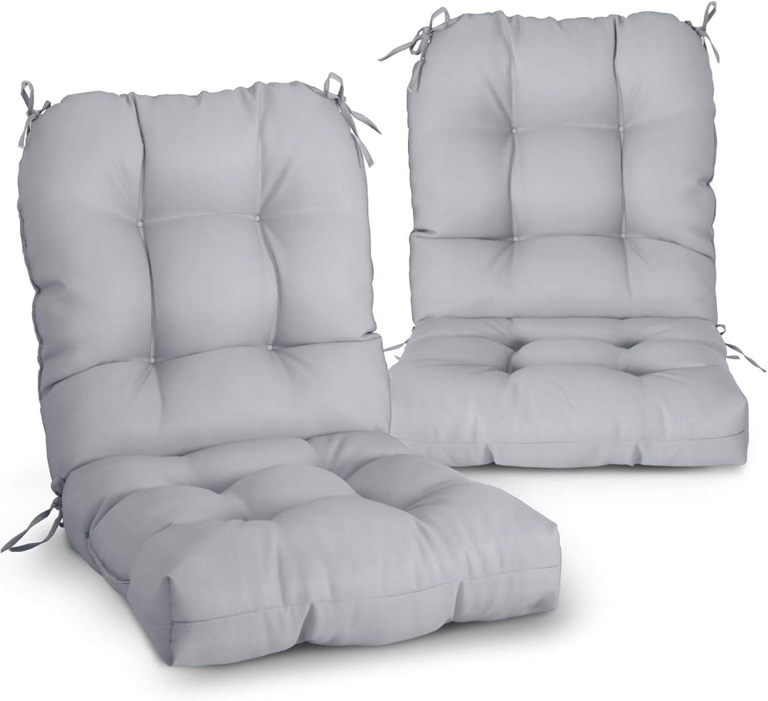 EAGLE PEAK Tufted Outdoor/Indoor Seat Cushions for Comfort