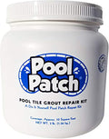 Pool Patch White Pool Tile Grout Repair Kit - Fast Setting, 3 lb