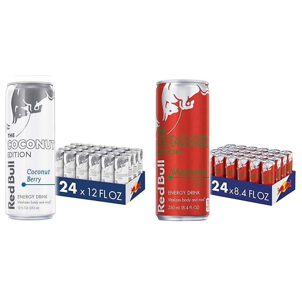 Red Bull Energy Drink Coconut Berry and Watermelon Bundle