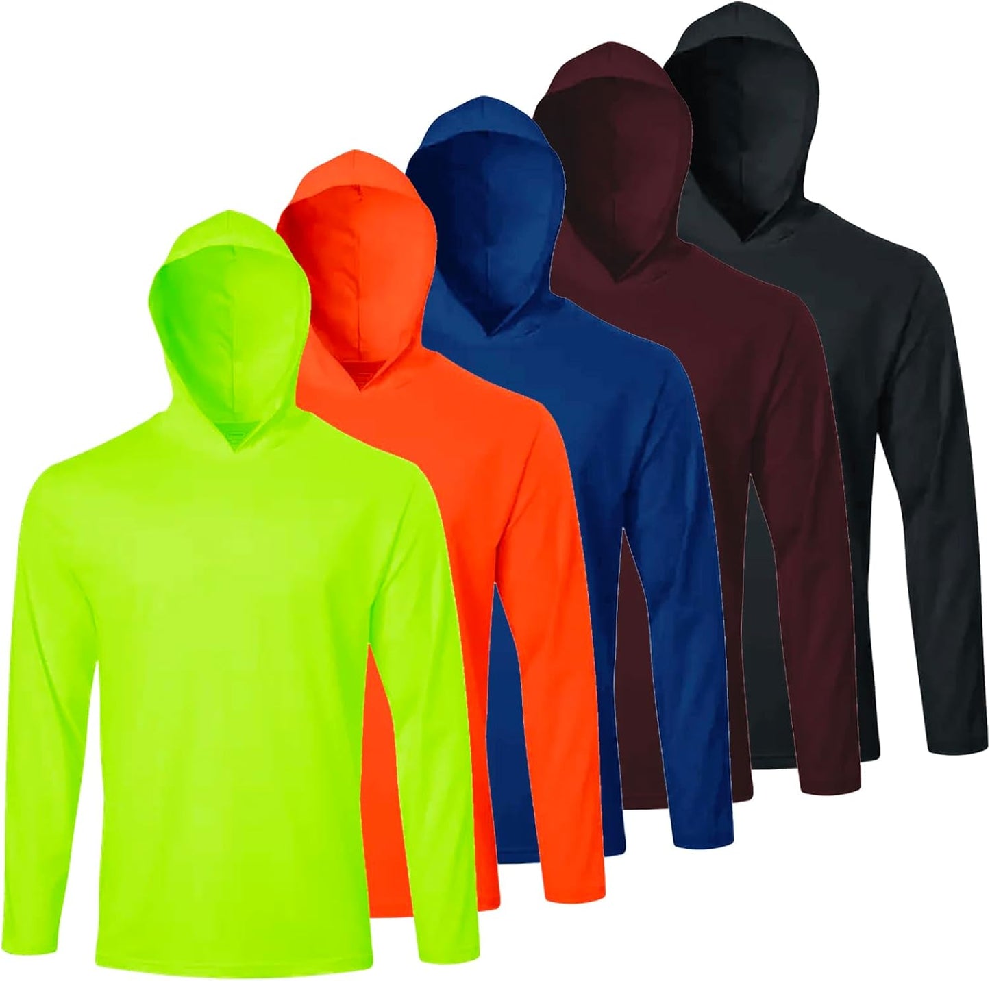 LeeHanTon Men UPF 50+ Sun Protection Hoodie for Activewear