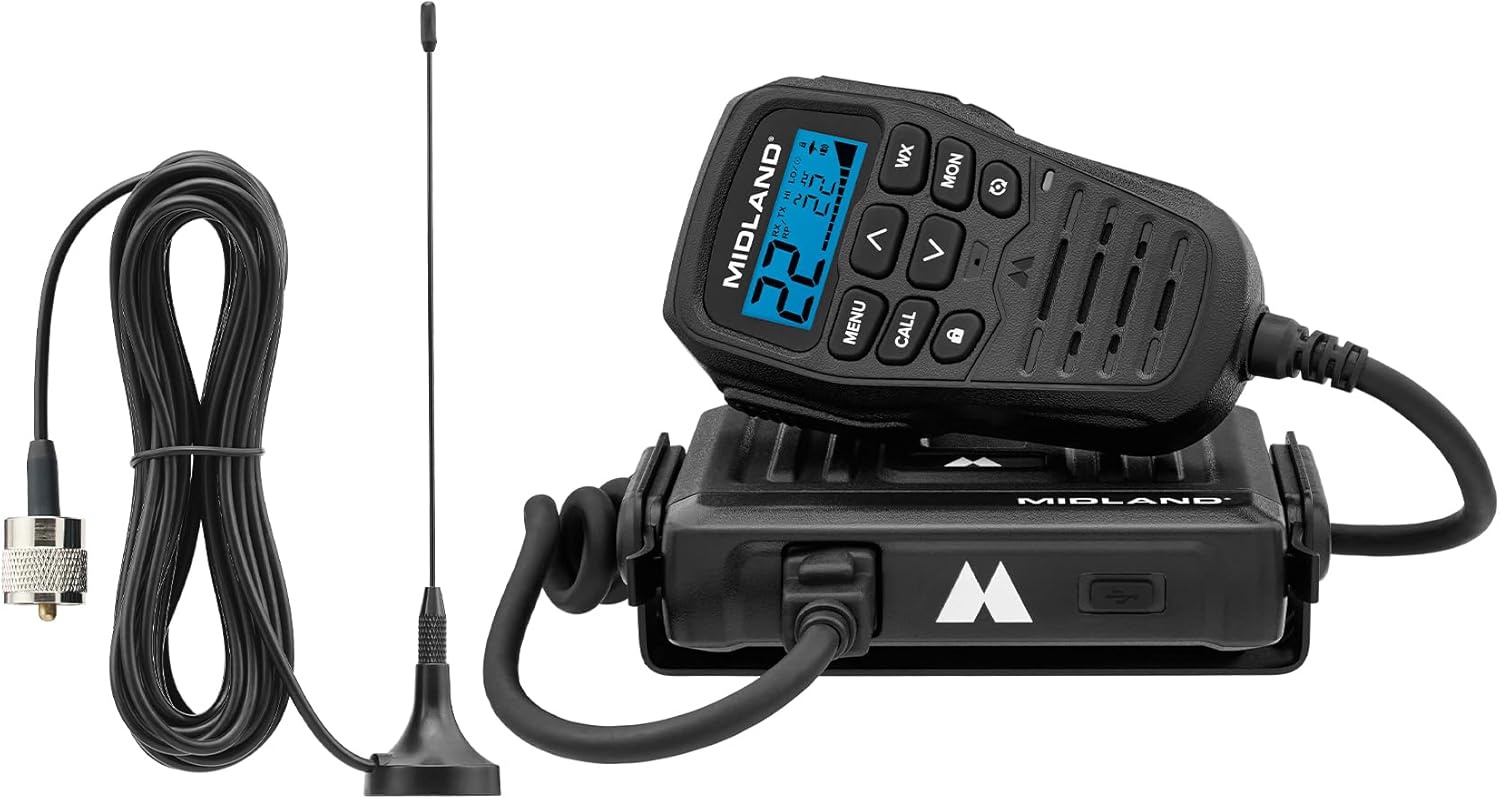 Midland MXT275 MicroMobile GMRS Radio - Powerful Two-Way Radio