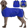 MIGOHI Dog Jacket for Large Dogs - Reflective Fleece Coat