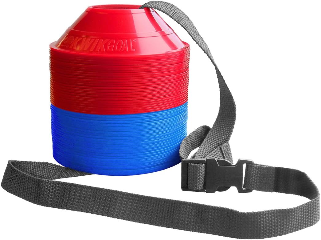 Kwik Goal Mini Disc Cone Kit for Training and Games - 50-Pack