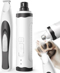2 in 1 Quiet Paw Trimmer and Dog Nail Grinder - Low Noise Grooming