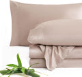 JSD 100% Viscose Bamboo Sheet Set Queen - Cooling, Deep Pocket