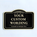 Custom Decorative Outdoor Metal Sign - Personalized 36x24 in