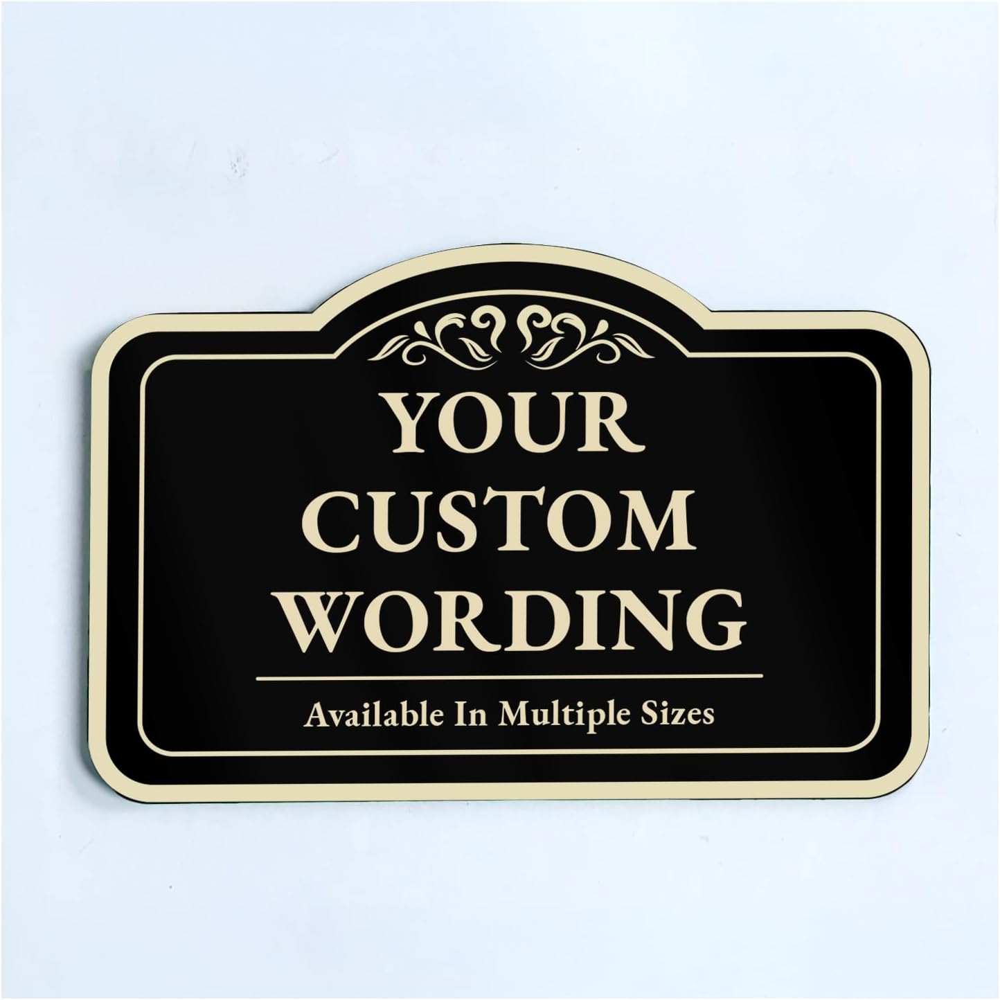 Custom Decorative Outdoor Metal Sign - Personalized Driveway Sign