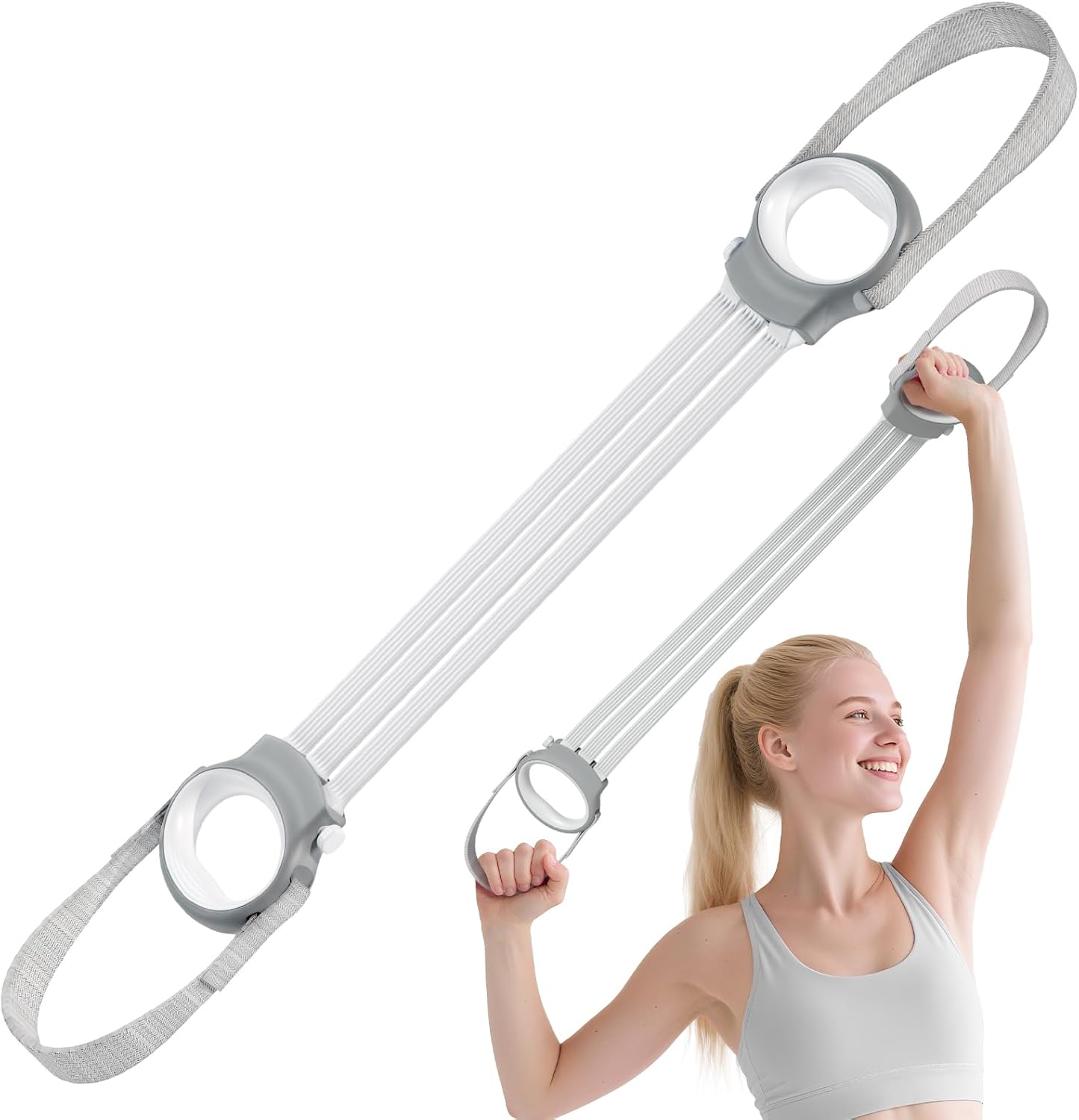 Figure 8 Resistance Bands with Handles for Full Body Workouts
