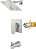 Airuida Shower Faucet Set with Tub Spout for Ultimate Comfort