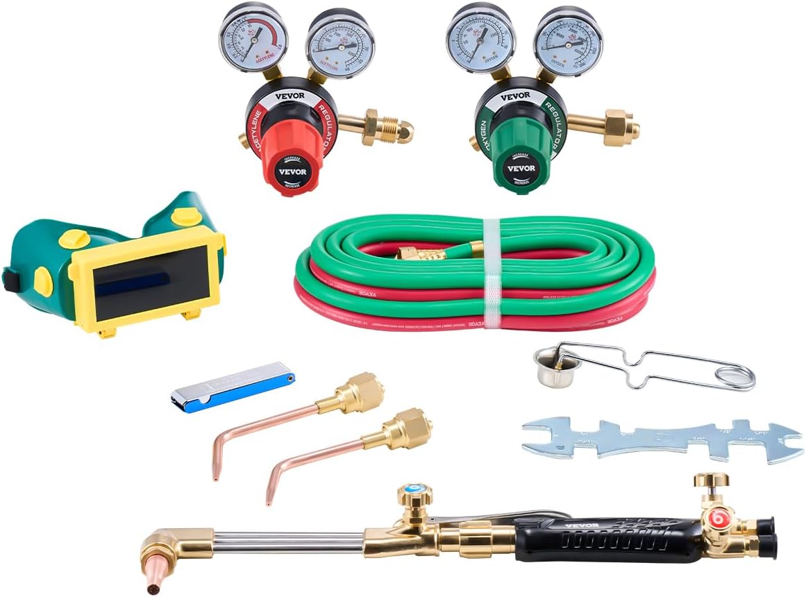 VEVOR Oxygen Acetylene Torch Kit for Welding and Cutting Tasks