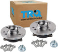 TRQ 2 Piece Wheel Bearing & Hub Assembly Set Compatible with 2007-2015