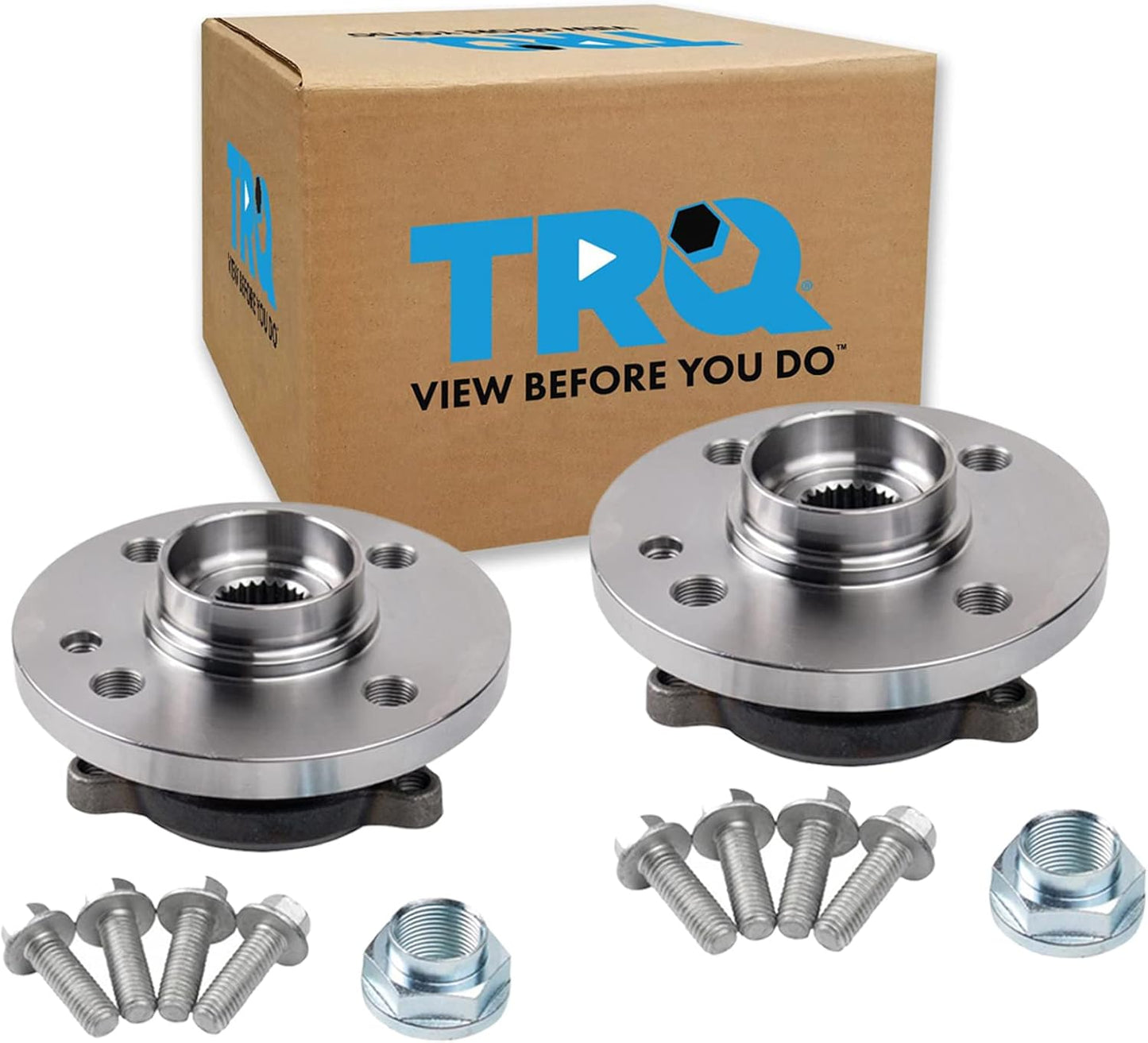 TRQ 2 Piece Wheel Bearing & Hub Assembly Set for Mini Cooper