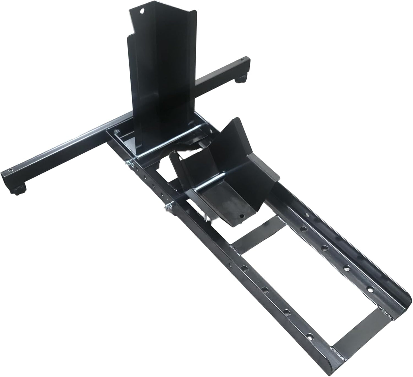 Adjustable Motorcycle Wheel Chock Stand with Heavy Duty Design