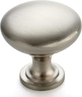 Ravinte 60 Pack Kitchen Cabinet Knobs Satin Nickel - Durable Euro