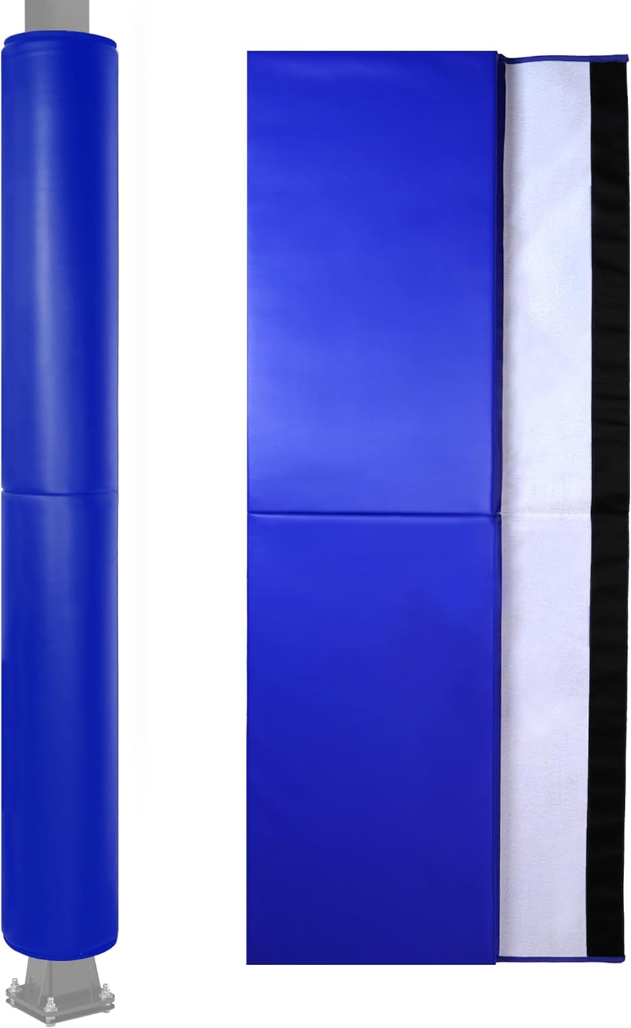 6 Feet Tall Heavy Duty Safety Pole Pads for Basketball Poles
