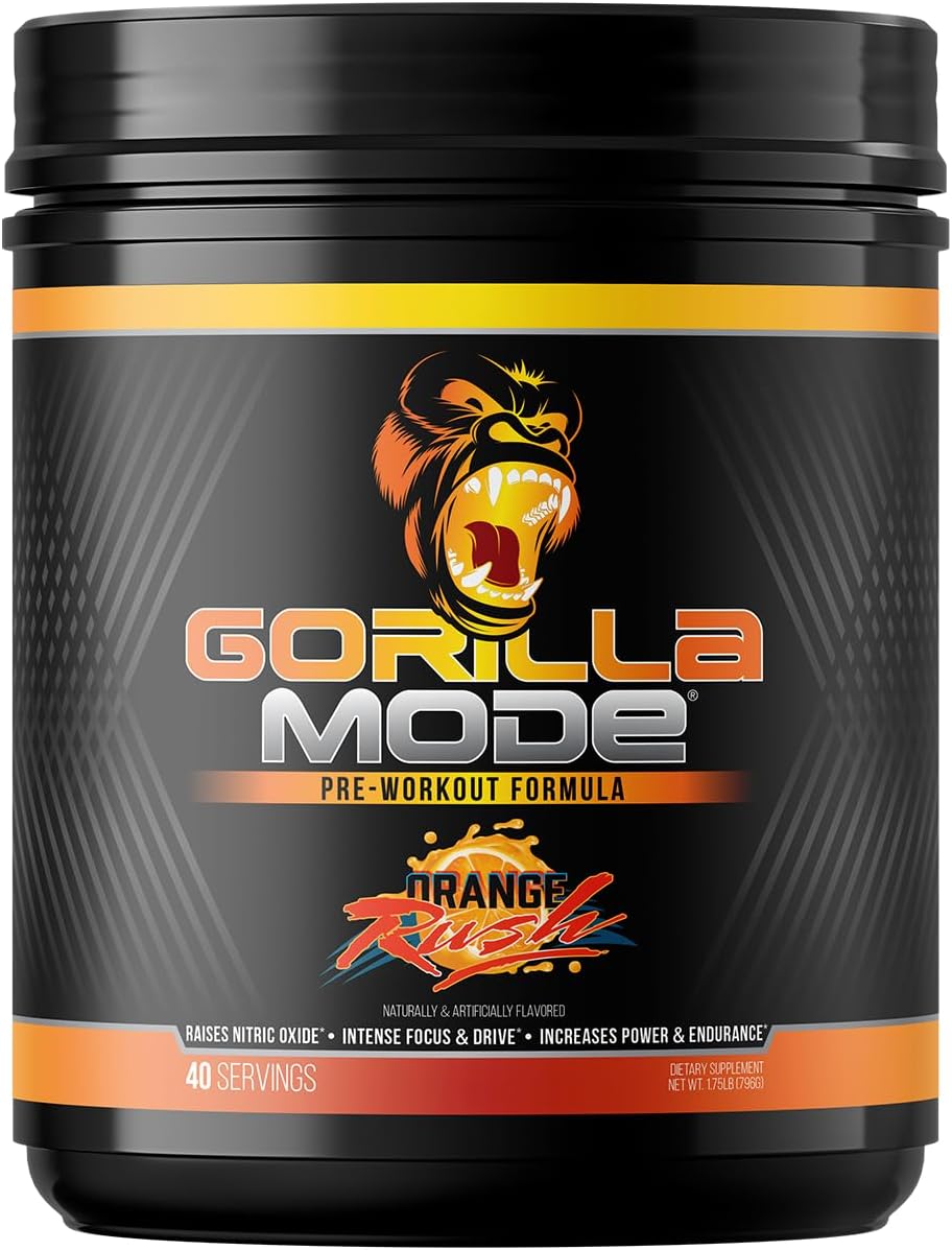 Gorilla Mind Pre Workout for Massive Pumps and Laser Focus