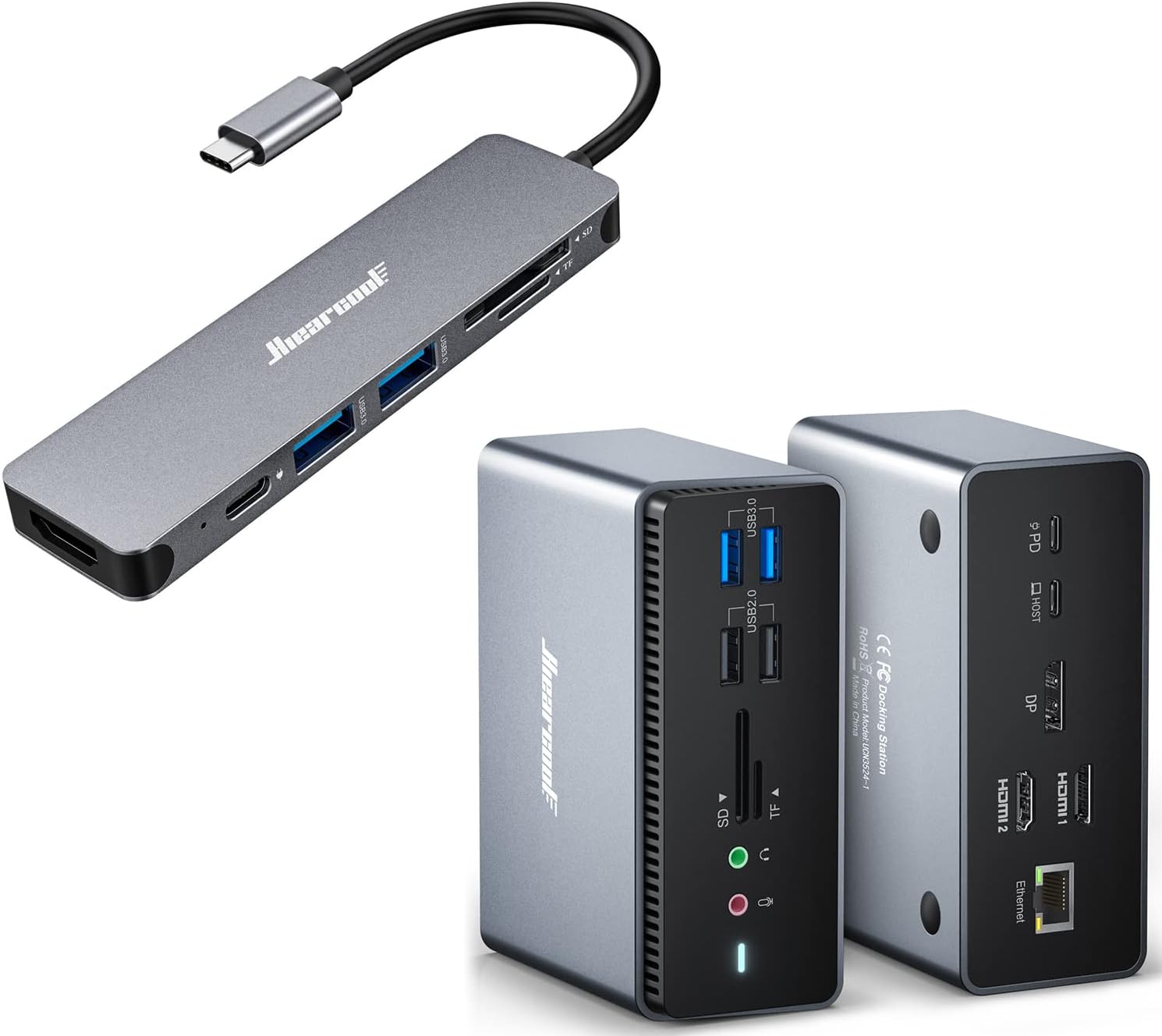 Hiearcool 7IN1 USB C Hub: Ultimate Multi-Port Adapter Solution