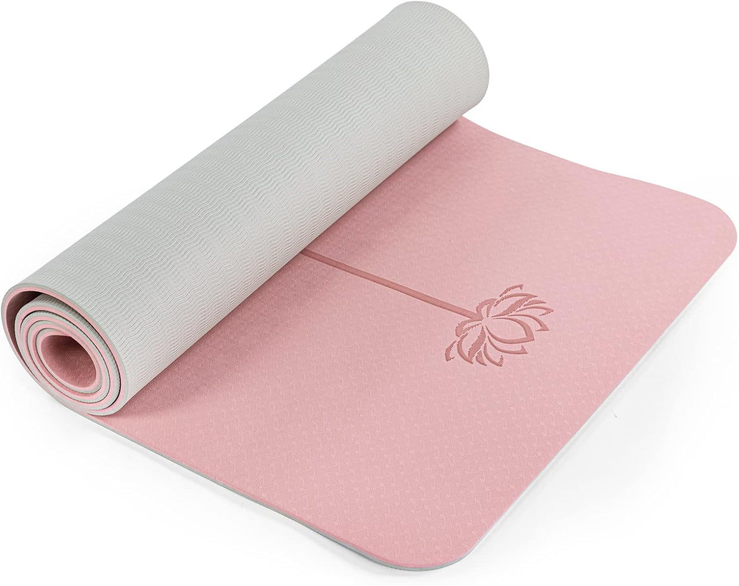 Eco-Friendly Non-Slip Yoga Mat Set for Women