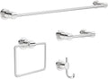 DELTA Nicoli 4-Piece Bath Hardware Set - Polished Chrome