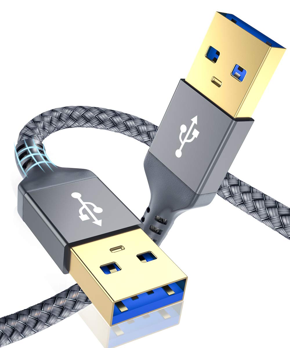 High-Speed USB 3.0 Male to Male Transfer Cable - 6.6 FT