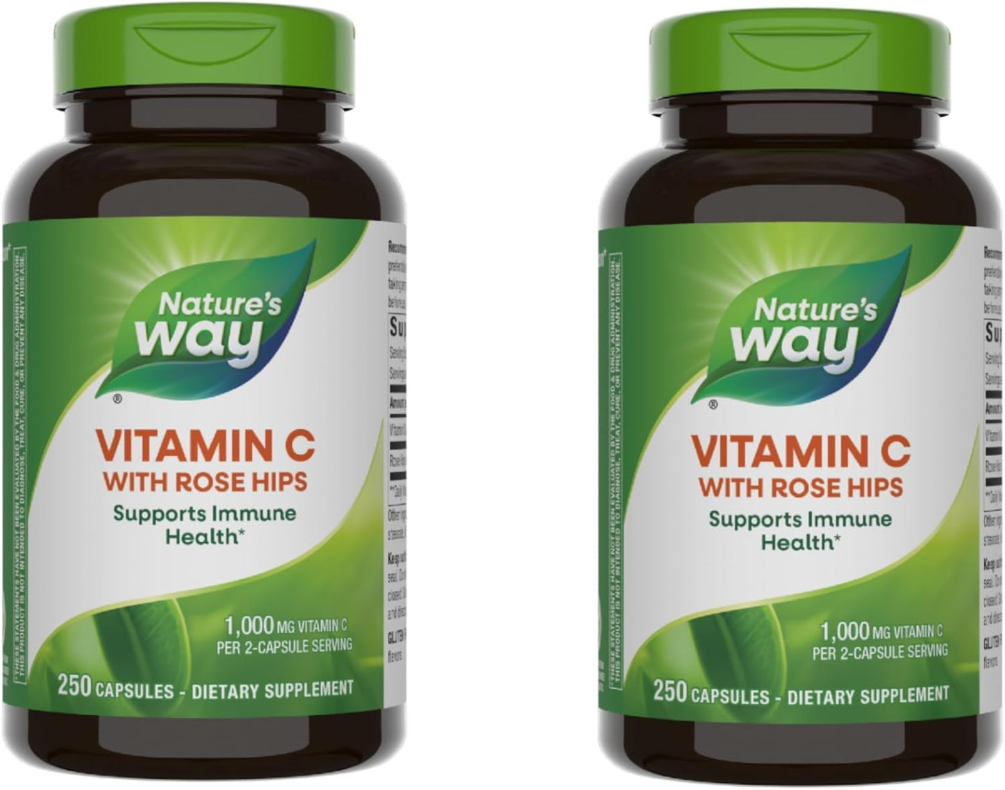 Nature's Way Vitamin C with Rose Hips for Immune Support