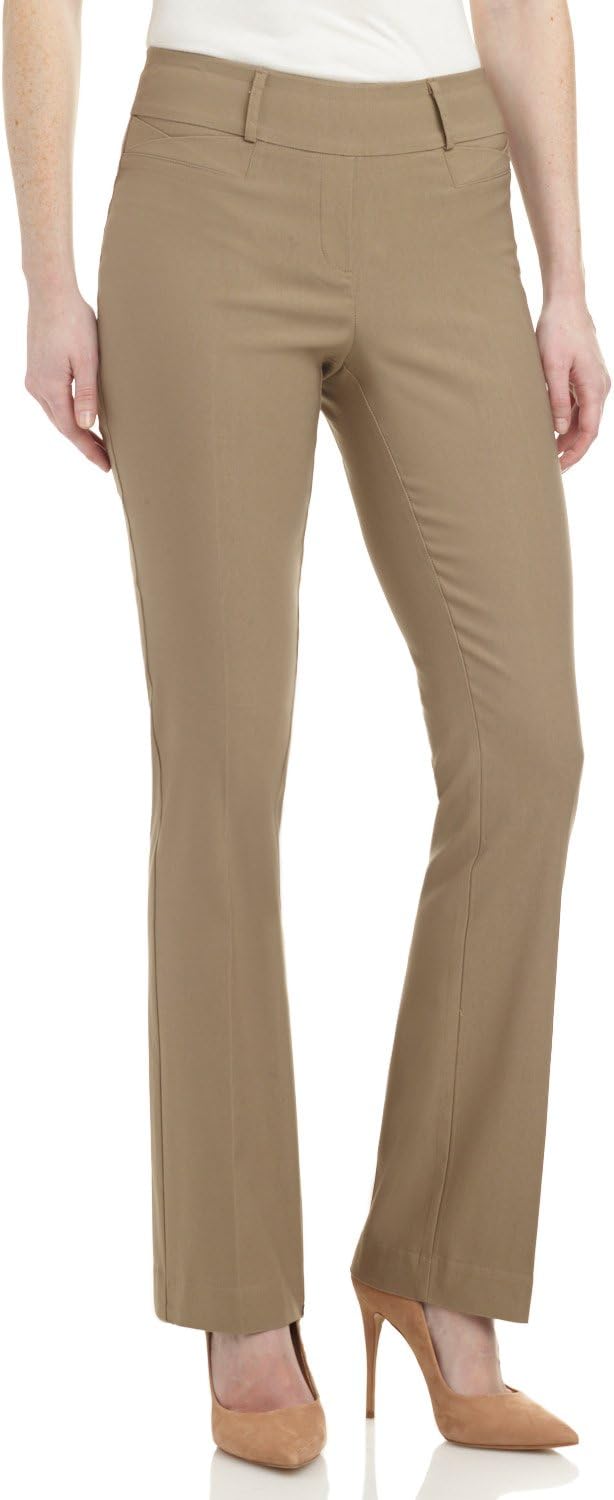 Rekucci Womens Comfort Fit Bootcut Stretch Pants for Work