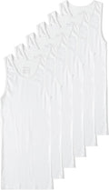 Comfneat Men's 6-Pack A-Shirts Tight Fit Tank Tops - Second Skin