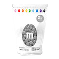 M&MS Peanut Silver Chocolate Candy 2lbs - Bulk Resealable Pack