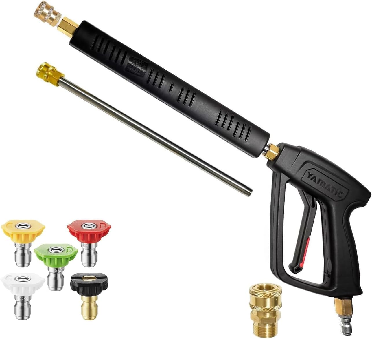 YAMATIC Stainless Steel Pressure Washer Wand - 4000 PSI