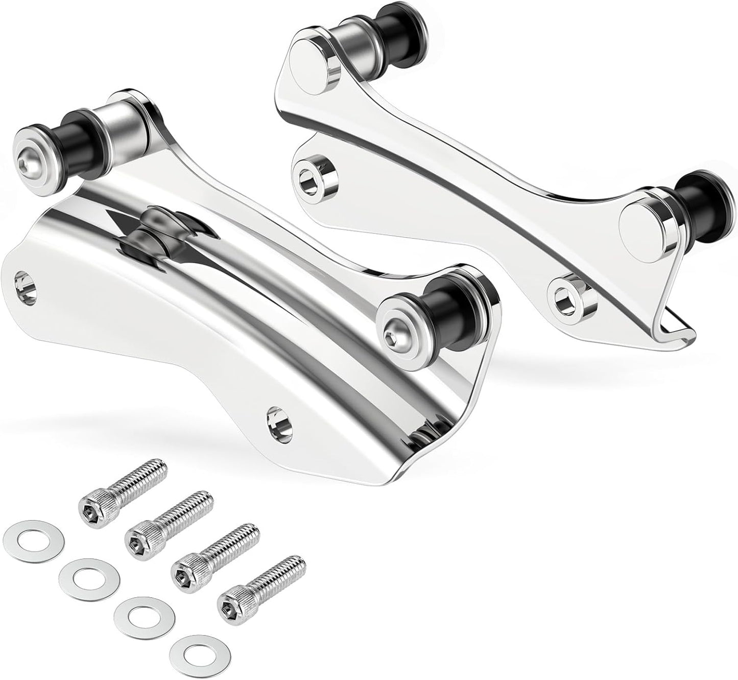 Chrome 4 Point Docking Hardware Kit for Harley Touring Models