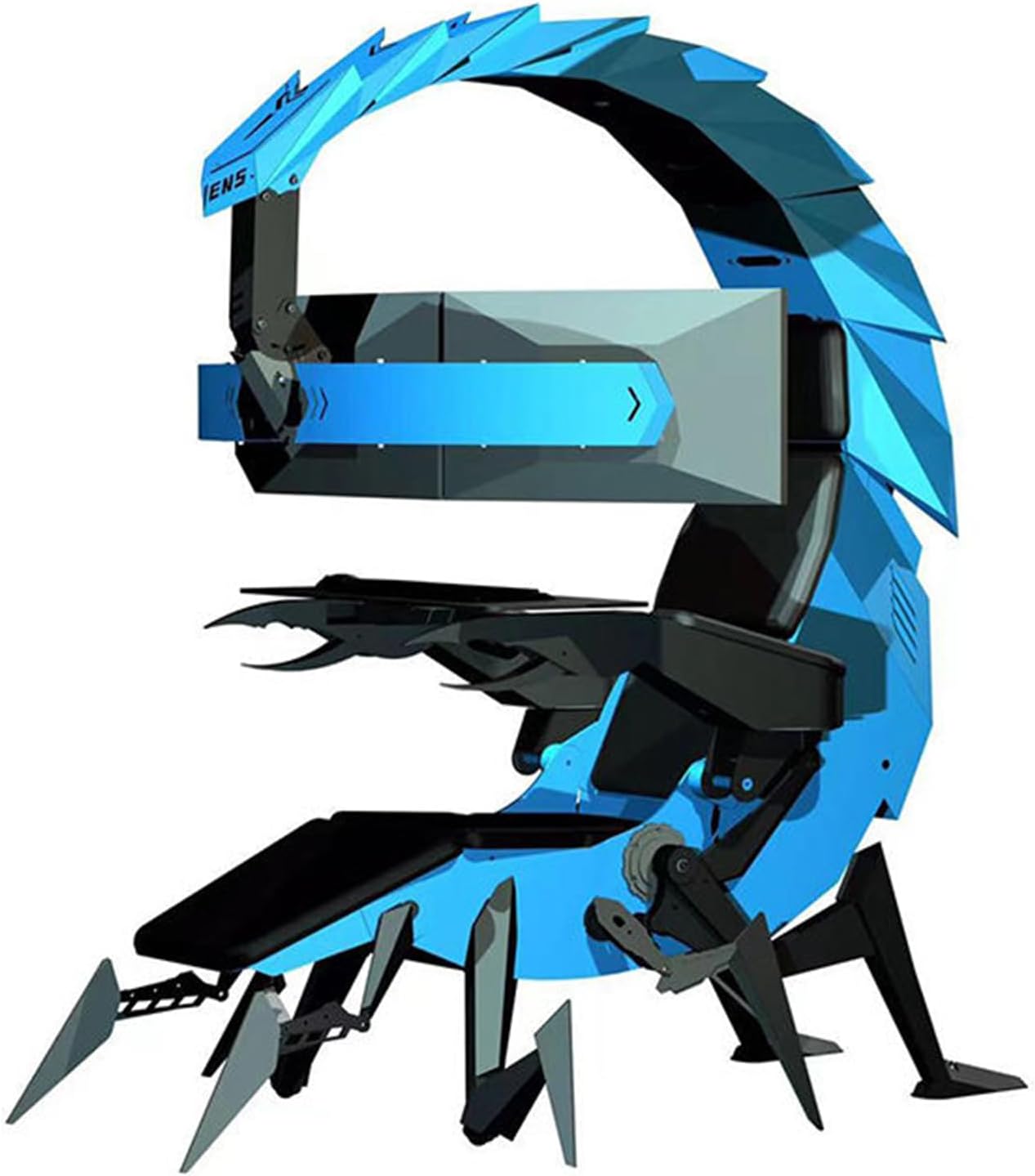 Electric Sci-Fi Gaming Chair: Scorpion Design, Ergo PU Leather